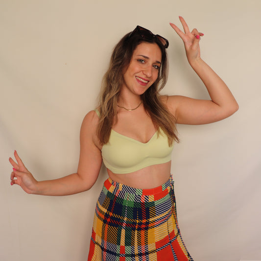 Estilo push-up con tela fresca